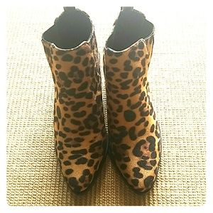 Leopard booties